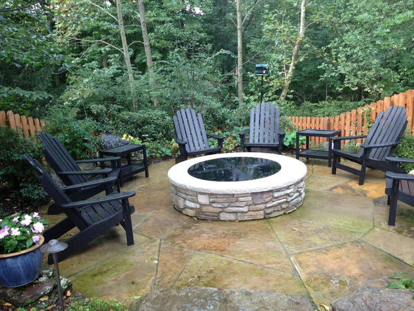 Customer Photo of thier Custom Color Round Fire Pit Cover